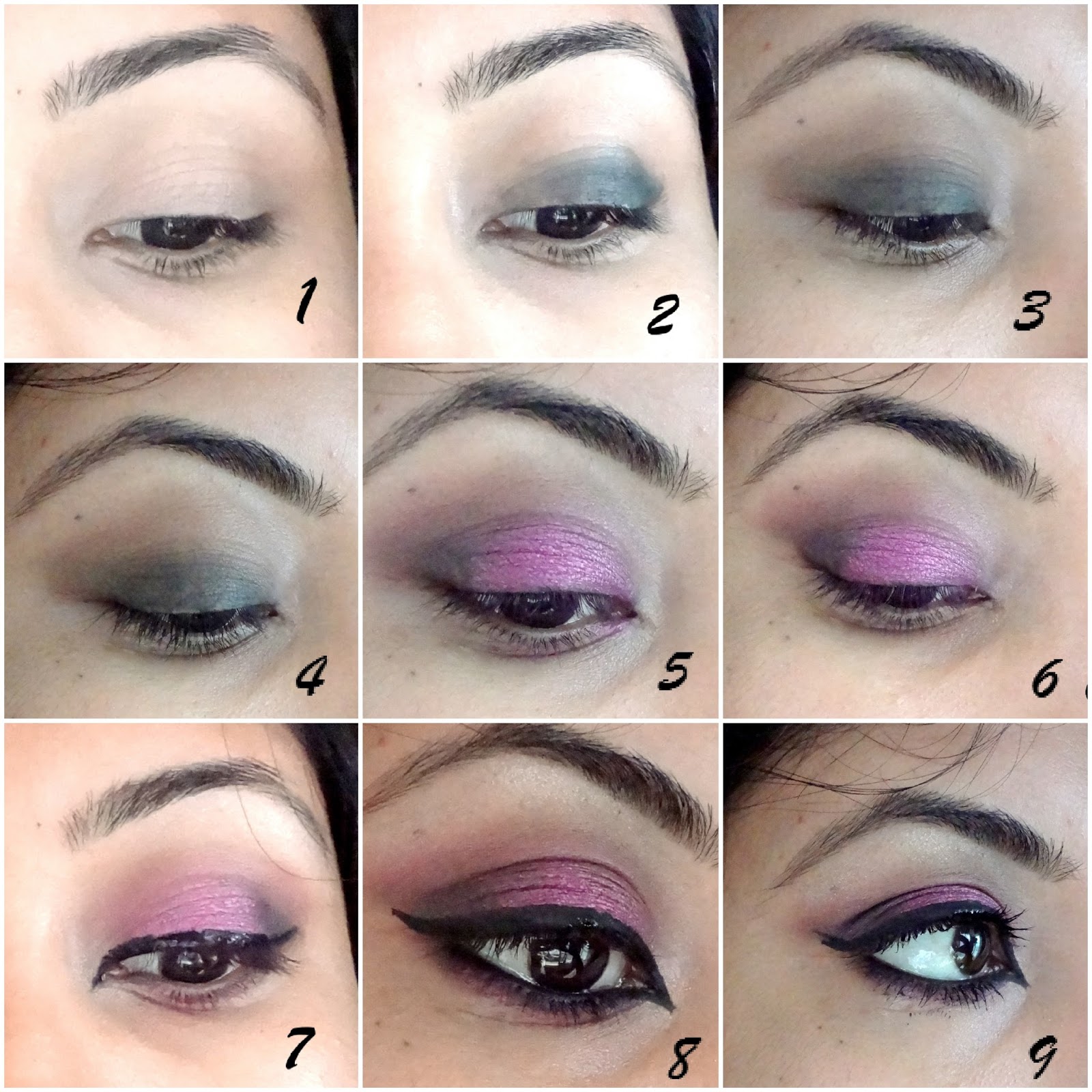 Tutorial On Purple Smokey Eyes Easy Step By Step Makeup Through