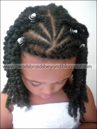 I have had several requests for natural flower girl hair styles.