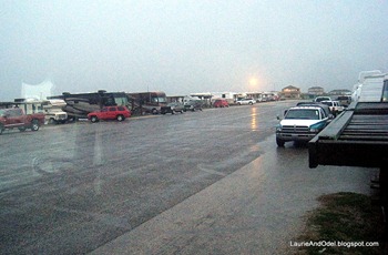 Morning View in the rain