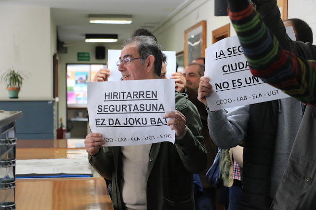 protesta de la Policía Municipal