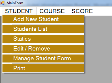 Students Information Management System Source Code In C C# Students Information System Source Code