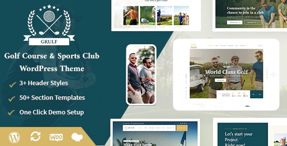 Golf Club WordPress Theme