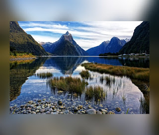 This is an illustration of Fiordland National Park (One of the Most Beautiful National Parks in the World