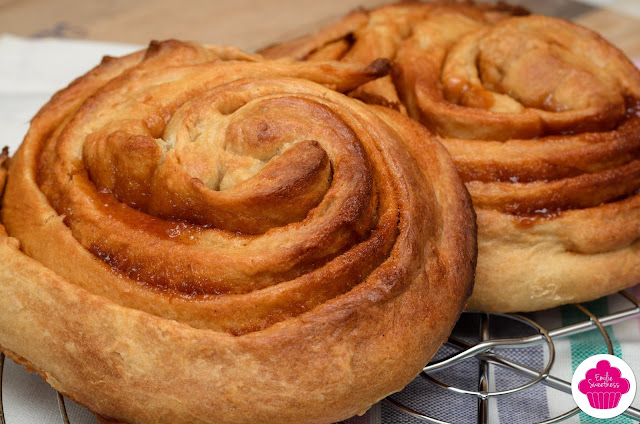 Brioches roulées au caramel au beurre salé - Battle Food #44