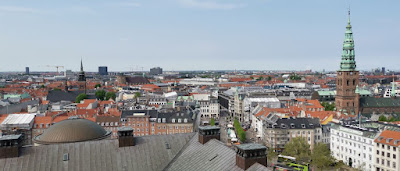 Vistas de Copenhague desde la Torre del Palacio de Christiansborg.