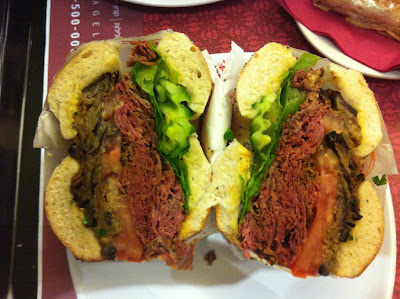 corned beef bagel