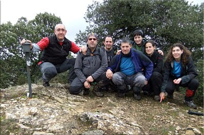 Olvedo mendiaren gailurra 930 m. -- 2012ko urtarrilaren 7an