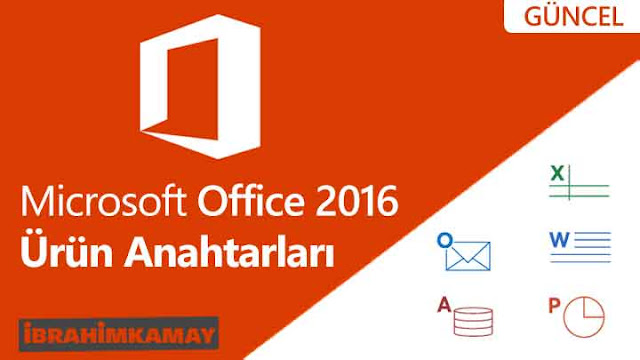 Microsoft Office 2016 Ürün Anahtarları