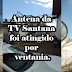 Antena da TV Santana foi atingido por ventania