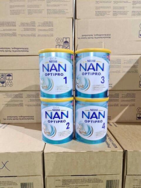 [Đóng thùng carton + chèn xốp] Sữa Nan Nga đủ số 1,2,3,4 800g