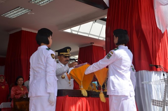 Peringatan Upacara Detik-Detik Proklamasi Ke-71, di Padang Pariaman Berlangsung Khidmad