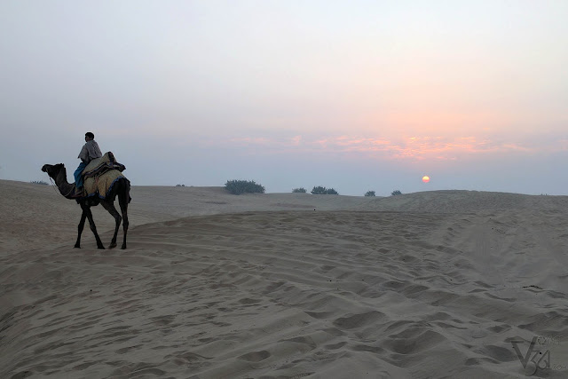 Sunrise at the Thar desert, Kanoi