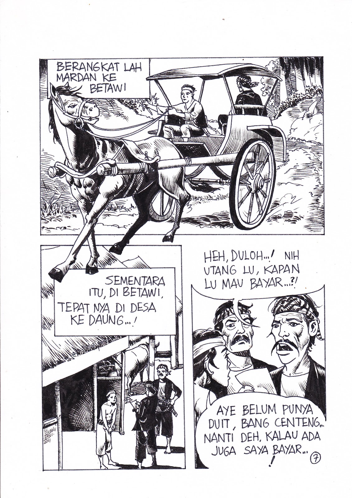 JAWARA DARI KULON - Komik Sejarah Betawi - Permainan Bocah