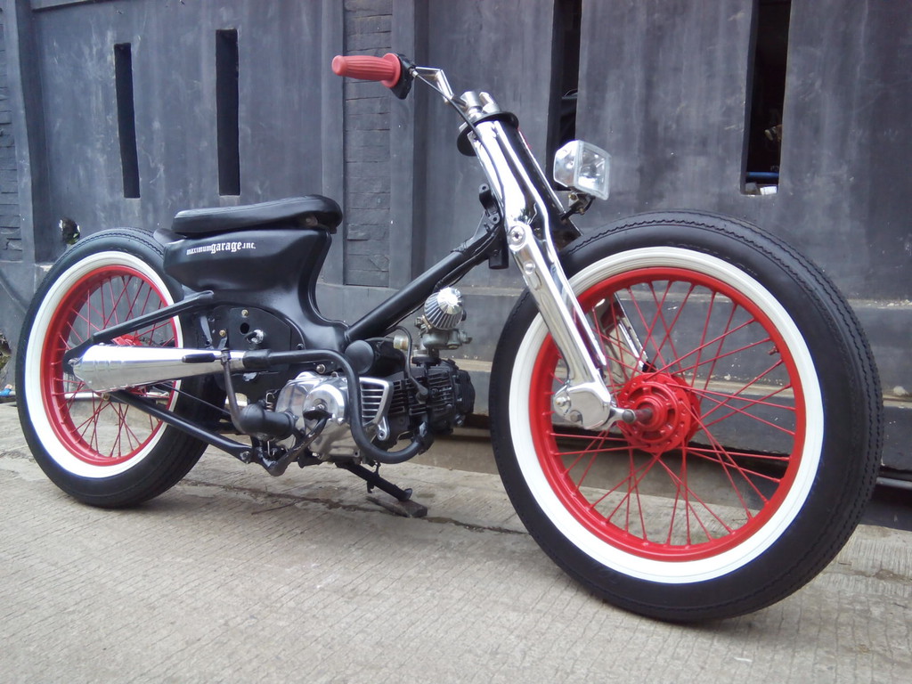 BUKALAPAK Motor Kustom Jual Honda C70 1981 Custom Street Choppy