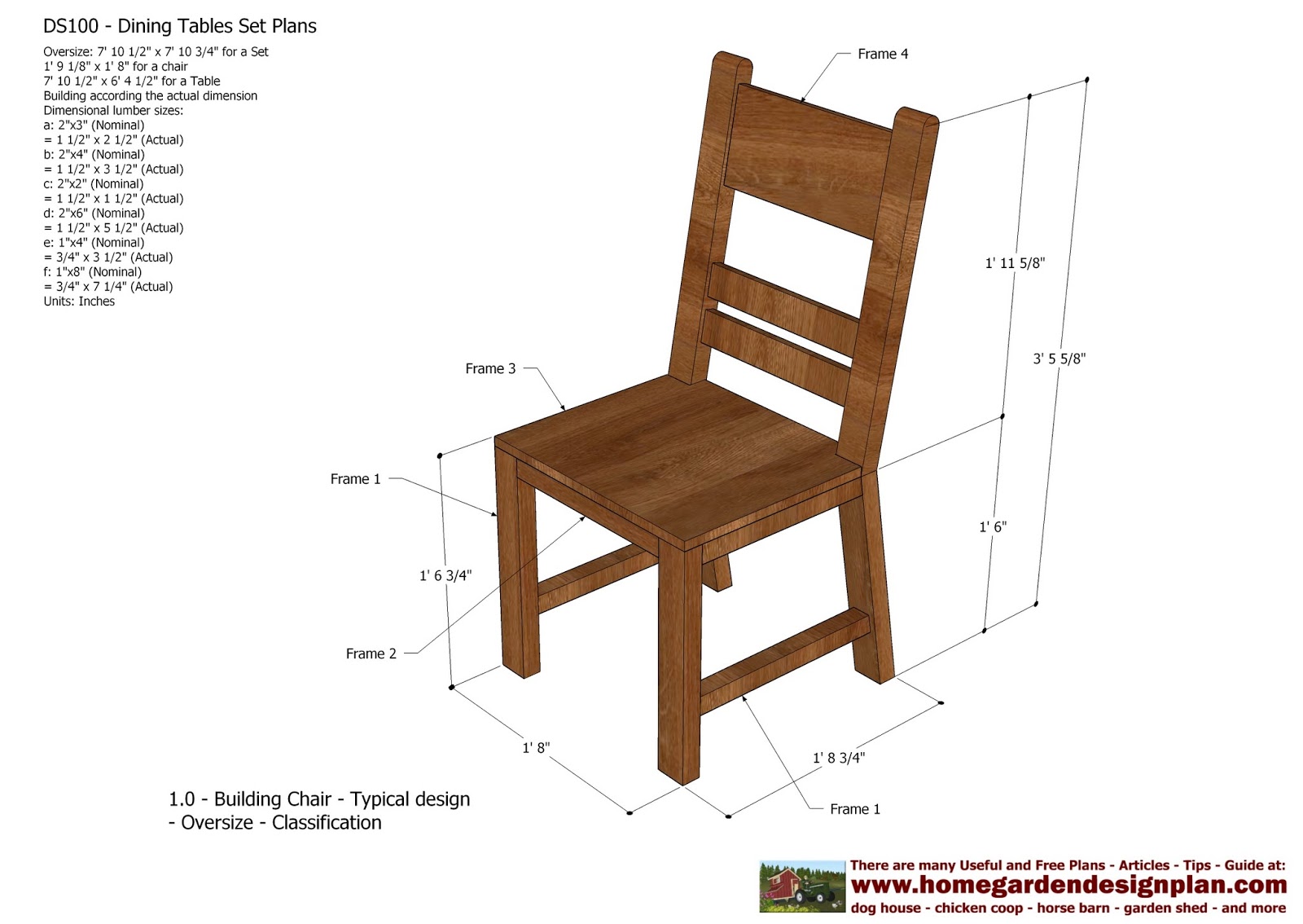 ... Dining Table Set Plans - Woodworking Plans - Outdoor Furniture Plans