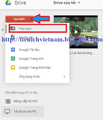  Dùng Google Drive làm Host lưu trữ cho blog/website