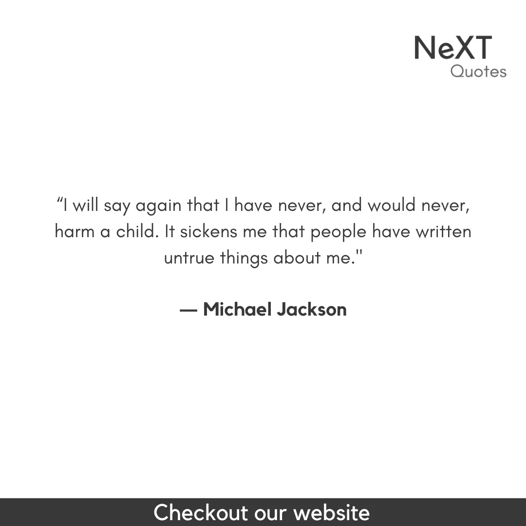 Michael Jackson Quotes