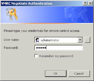 VMRC Negotiate Authentication