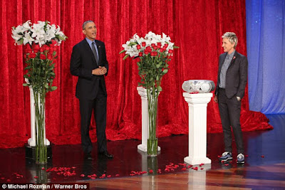 Obama recites love poem to michelle on ellen