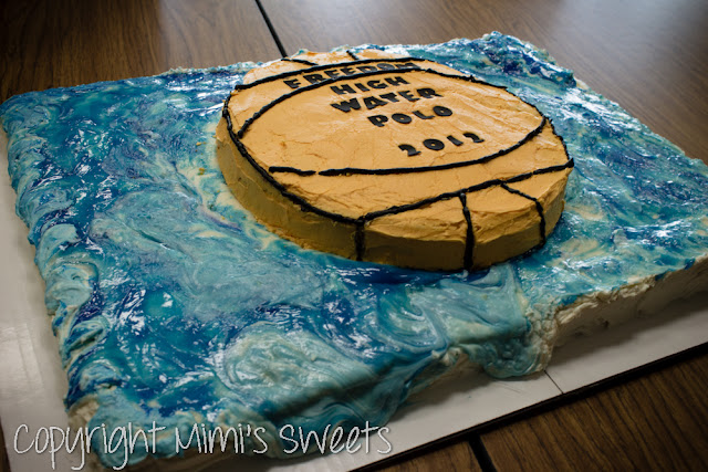 Freedom High School Water Polo Cake