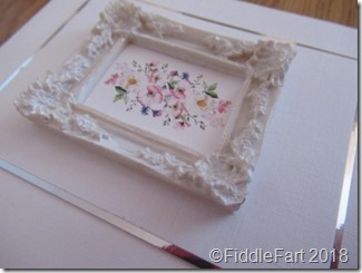 miniature picture frame card