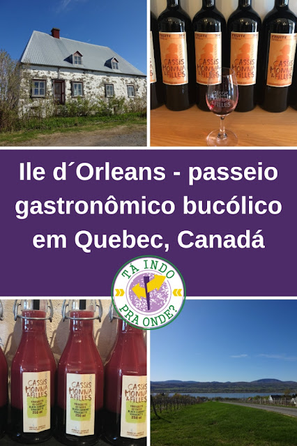 Ile d´Orleans - passeio gastronômico bucólico em Quebec, Canadá