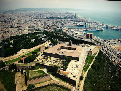 Montjuic castle in Barcelona