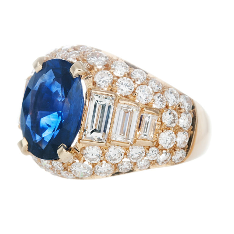 Incredible Bulgari creation featuring a gorgeous 306 carat blue sapphire