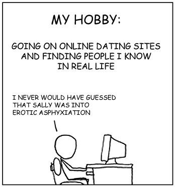 A parody of my favourite comic strip, xkcd