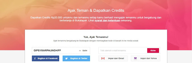 Cara Mendapatkan Saldo Gratis di BukaLapak