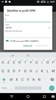 CONFIGURATION VPN SUR ANDROID