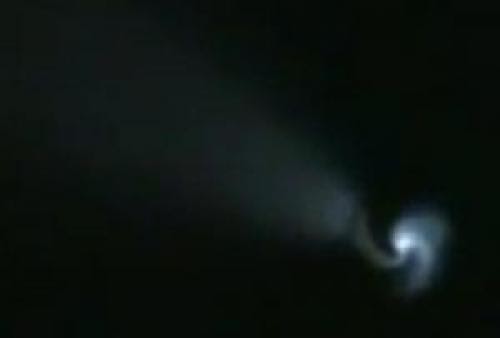 Red Lights In The Sky Over San Jose California