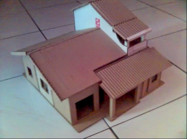 Cara Membuat Miniatur Rumah Dari Kardus Sisa