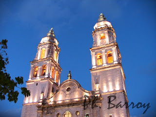 paysages du Mexique Campeche Yucatan cathedrale blog voyage photo