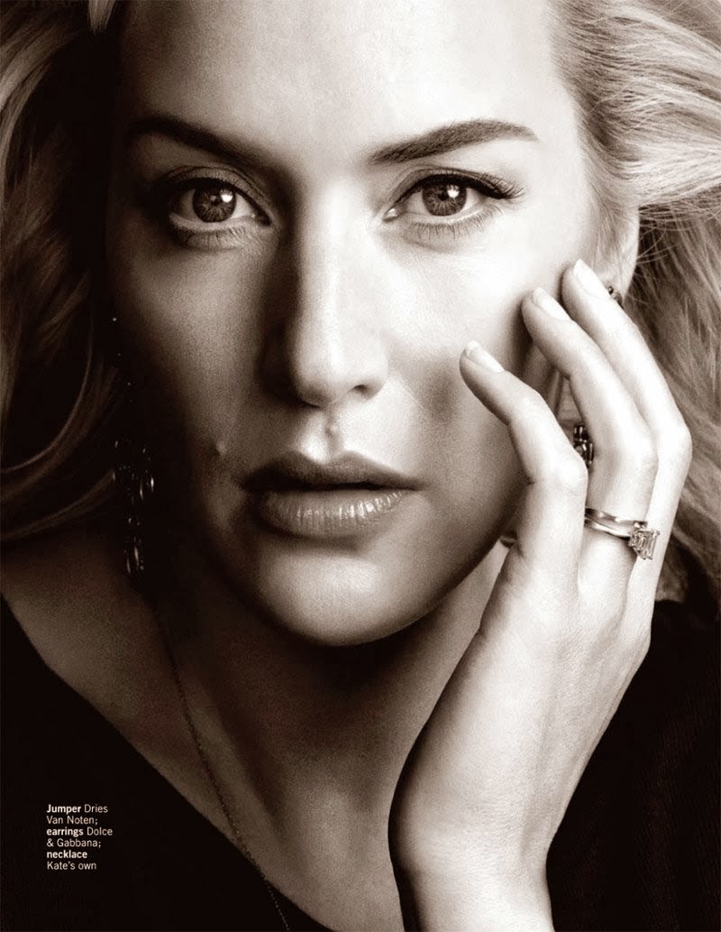 Magazine Photoshoot : Kate Winslet Photoshot For  Glamour Magazine UK February 2014 Issue