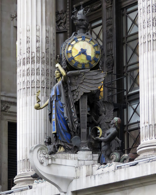 The Queen of Time by Gilbert Bayes, Selfridges, Oxford Street, London