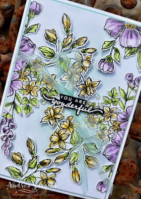 Show someone how wonderful they are with a personally created card featuring the Perfectly Penciled Designer Series Paper.