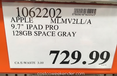 Deal for the 128 GB iPad Pro at Costco