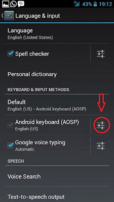 Cara Mematikan Suara Keyboard Android jelly bean,kitkat