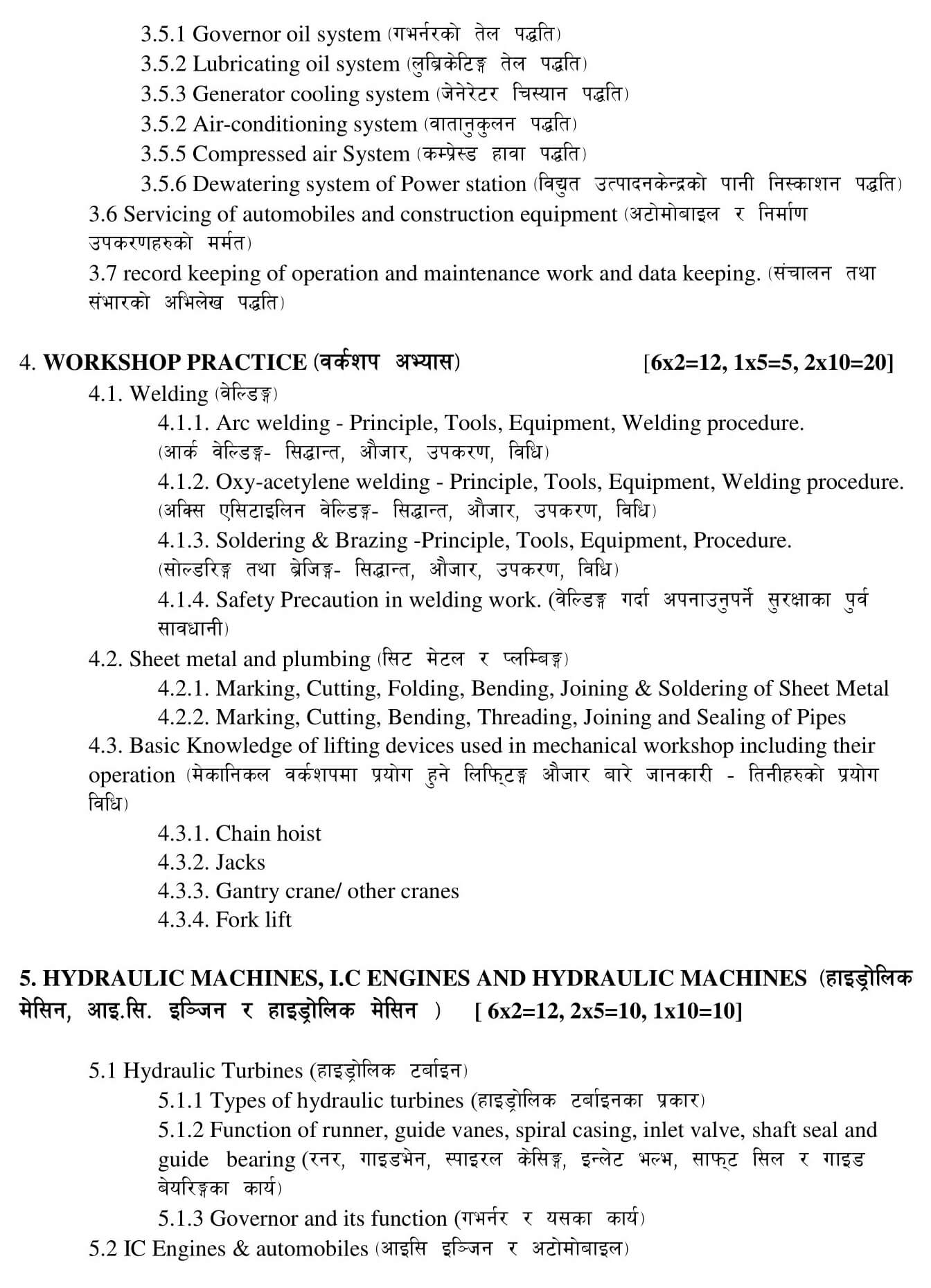 Nepal Electricity Authority - NEA Syllabus Department: Mechanical Rank: Level 4 Foreman Mechanical) Date: 2074/09/03. NEA Syllabus Foreman Mechanical PDF Download