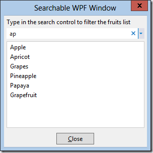 SearchControlWPF