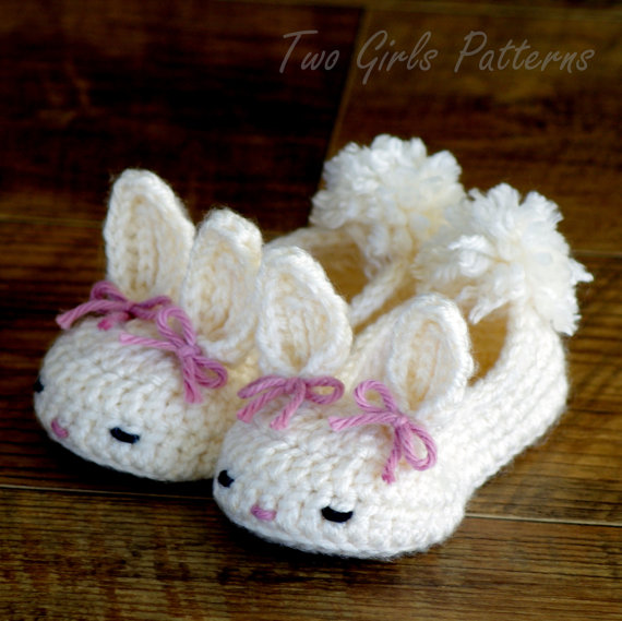 en  girls  baby ganchillo Labores de Patucos for 1558. Red  slippers