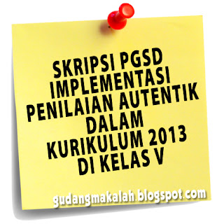 contoh skripsi pgsd kurikulum 2013 kelas 5