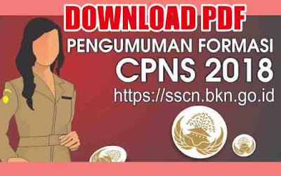 Download Pengumuman Deretan Cpns 2018 Pdf, Untuk Semua Kabupaten Kota Provinsi Sumatera Selatan