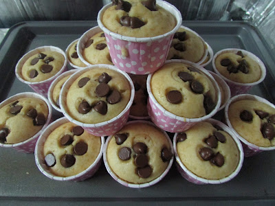 Chocolate chip muffin simple dan mudah