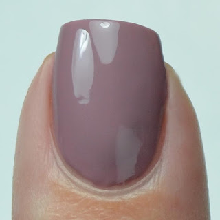 dusty purple creme nail polish