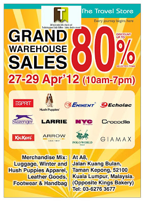 The Travel Store Grand Warehouse Sale