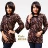 model baju batik ala pramugari