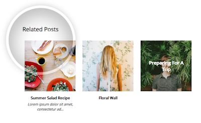 We already posted a few tutorials on how to add together  Customizable Related Posts Widget for Blogger