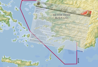 “Τρικυμία” στο Αιγαίο με την Τουρκία να θεωρεί ήδη “δικό” της το μισό! Χάρτης πρόκληση